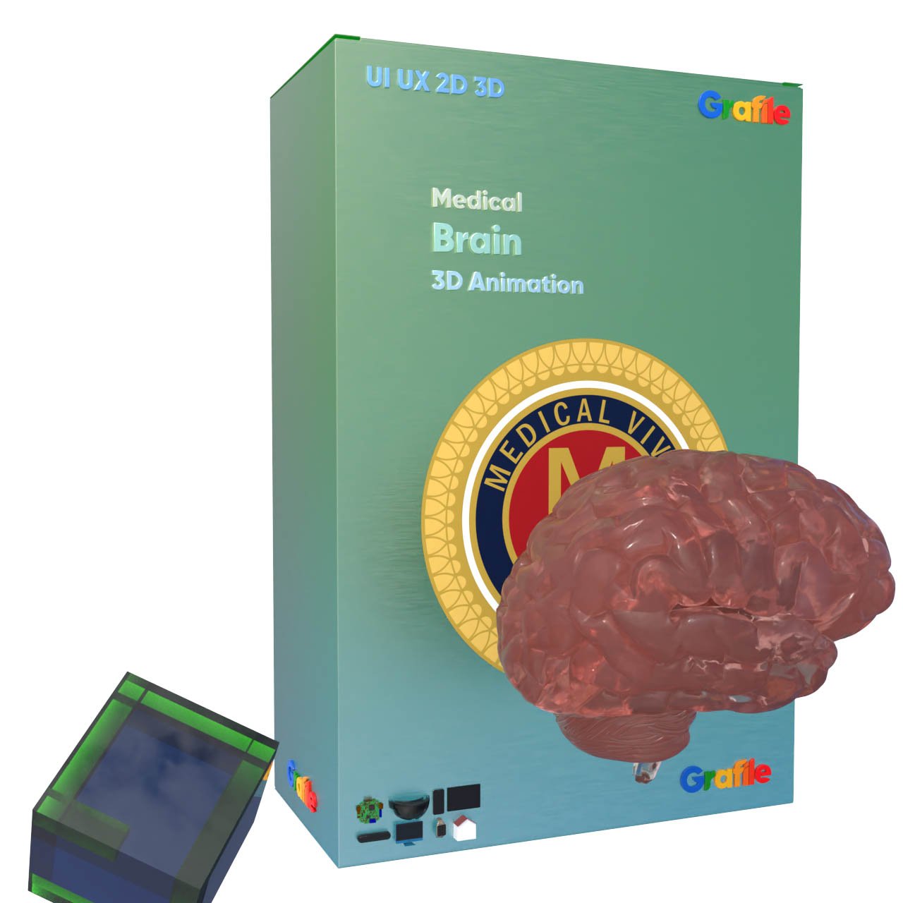 MV Brain Medical Nervous 3D  Animation