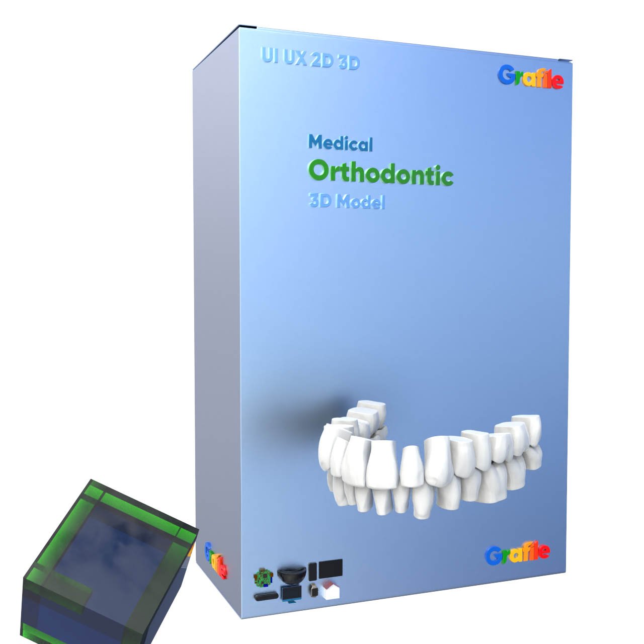 MV Orthodontic Medical Dental 3D Model