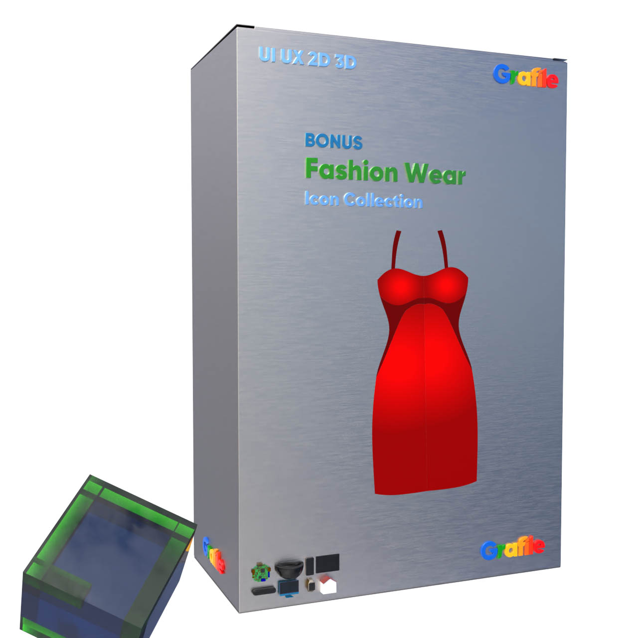 Grafile Bundle Bonus Fashion Wear Icons Collection