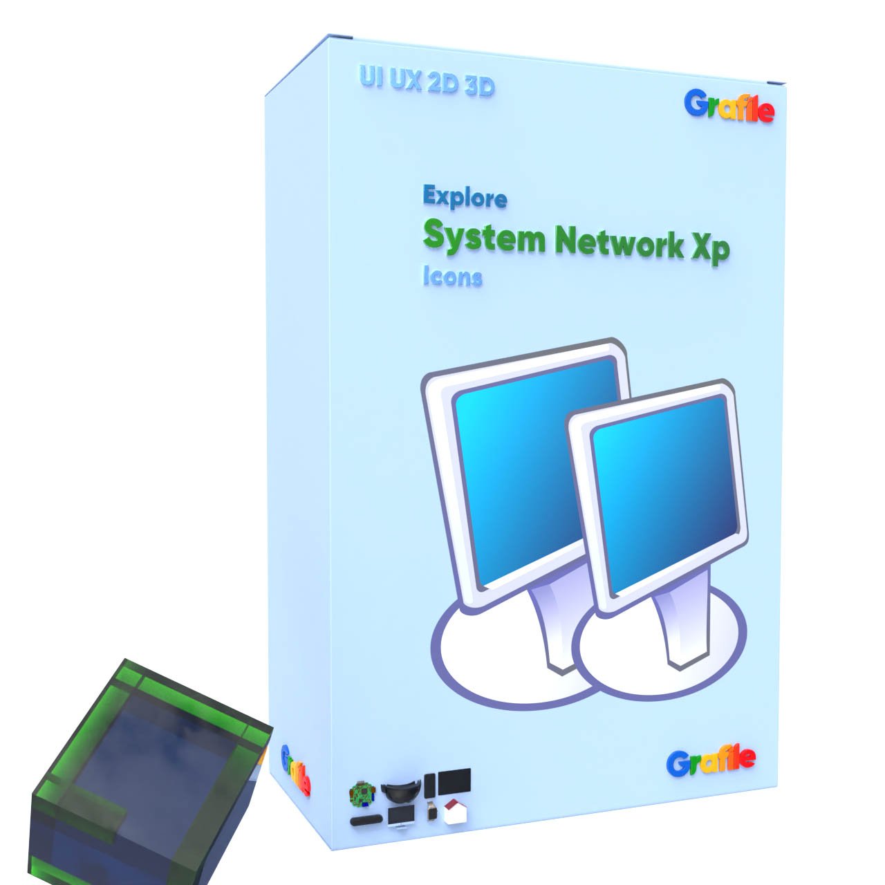 Grafile Explore System Network Xp Icons