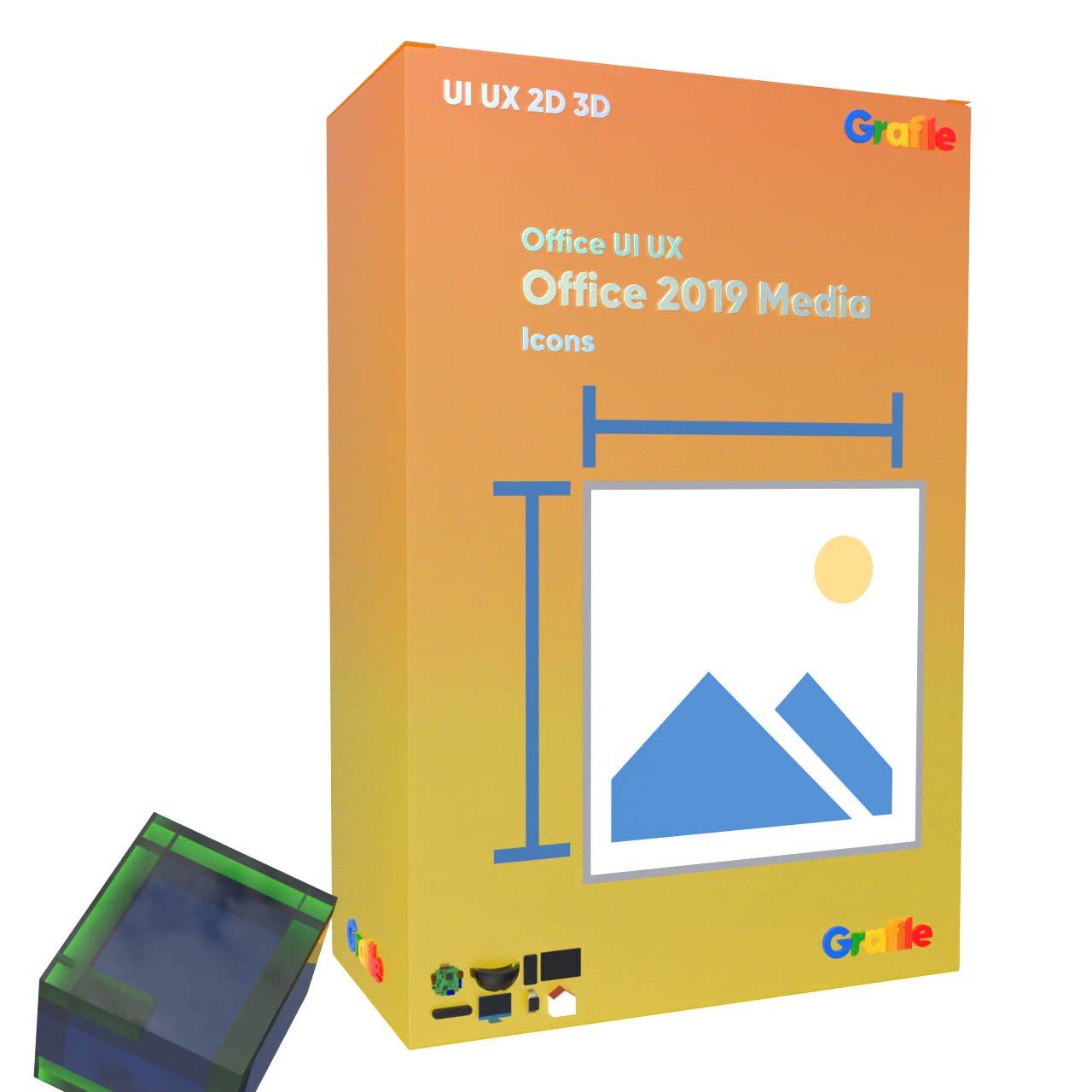 Grafile Office UI UX Office Office 2019 Media Icons