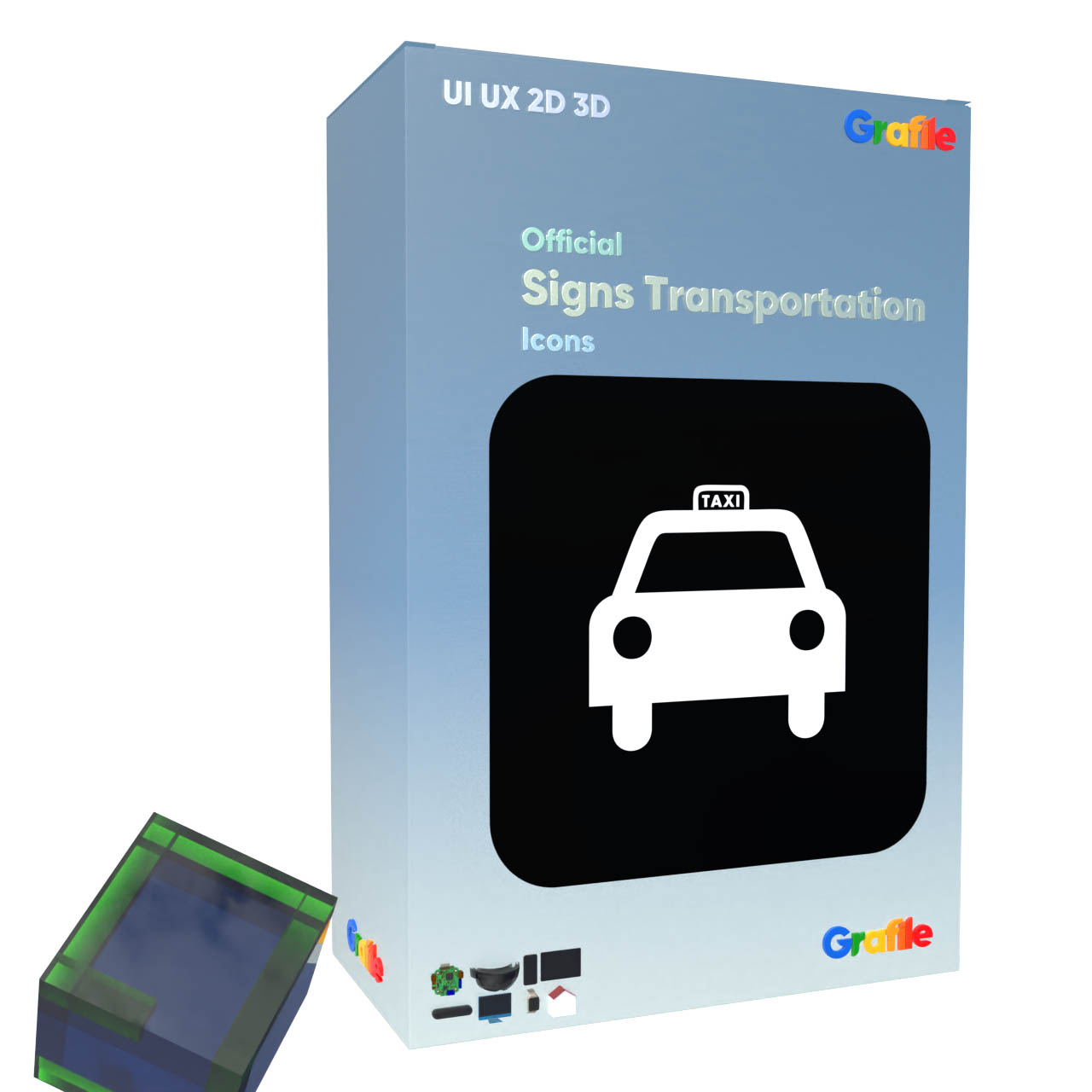 Grafile Official Signs Transportation Icons