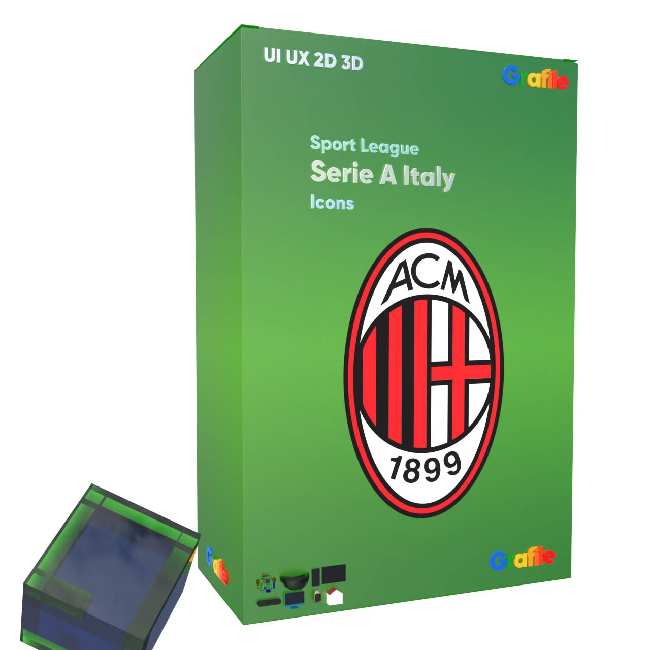 Grafile Sport Football League Serie A Italy Icons