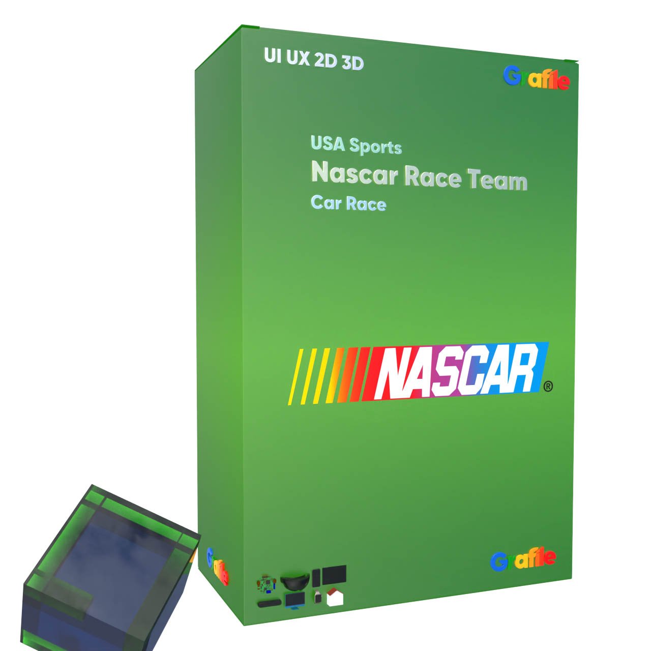 Grafile Sport USA Sports Nascar Race Team Icons