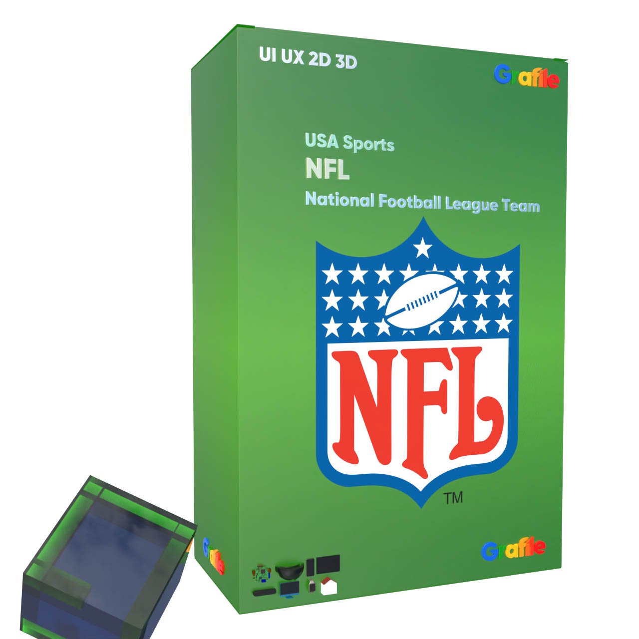 Grafile Sport USA Sports NFL National Football League Team Icons